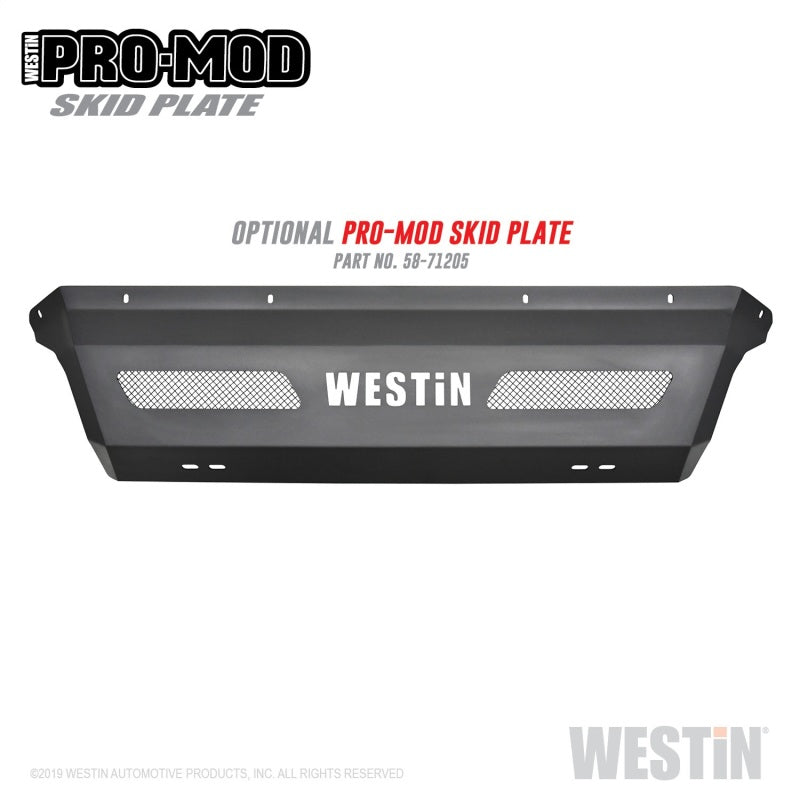 Westin 2011-2016 Ford F-250/350/450/550 Super Duty Pro-Mod Front Bumper - Textured Black