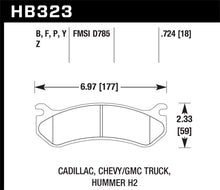 Load image into Gallery viewer, Hawk 06 Chevy Avalanche 2500 / GMC Truck / Hummer Super Duty Street Rear Brake Pads