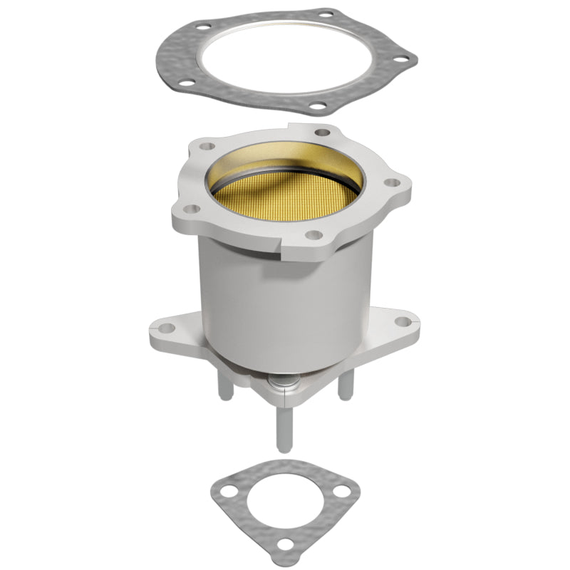 MagnaFlow Direct Fit Catalytic Converter 98 Mazda Protege Front