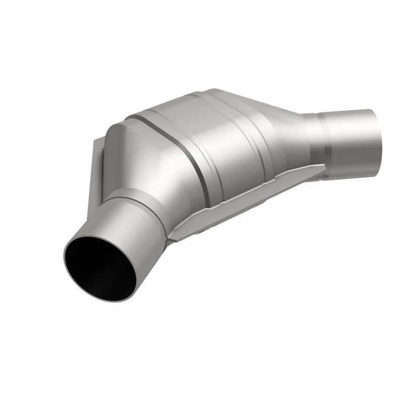 MagnaFlow Universal Catalytic Converter 2.25 Angled In/Out Front CA