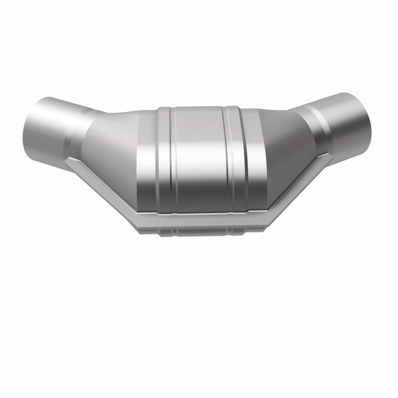 MagnaFlow Universal Catalytic Converter 2.25 Angled In/Out Front CA