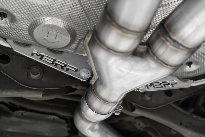 2019+ MBRP Hyundai Veloster Turbo Cat Back - T304 Stainless - Carbon Fiber Tip