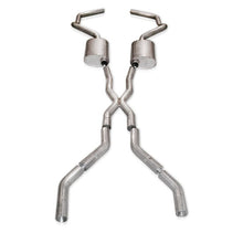Load image into Gallery viewer, Stainless Works Chevy Camaro 1967-69 Exhaust 2.5in Stainless with X-Pipe