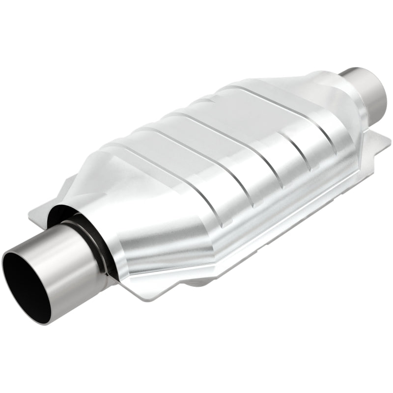 MagnaFlow Univ Cat Conv 2.5in Inlet/Outlet Center/Center Oval 12in Body L x 7in W x 16in Overall L
