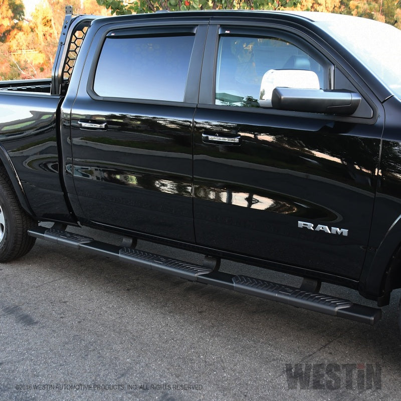 Westin 19-26 Ram 1500 Crew Cab R5 M-Series Wheel-to-Wheel Nerf Step Bars - Black