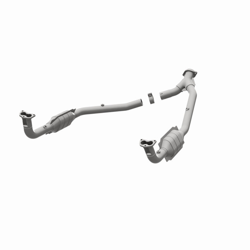 MagnaFlow DF Cat. Conv 97 Land Rover Defender 90 4.0L Y-Pipe Assy / 96-99 Discovery 4.0L Y-Pipe Assy