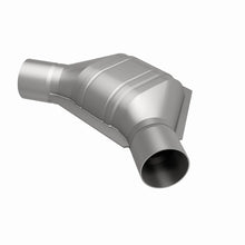 Load image into Gallery viewer, MagnaFlow Universal Catalytic Converter 2.00in Angled In/Out Frnt CA