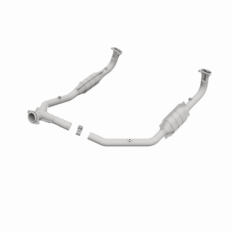 MagnaFlow DF Cat. Conv 97 Land Rover Defender 90 4.0L Y-Pipe Assy / 96-99 Discovery 4.0L Y-Pipe Assy