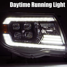 Load image into Gallery viewer, AlphaRex 05-11 Toyota Tacoma NOVA LED Projector Headlights Plank Style Black w/Activ Light/DRL