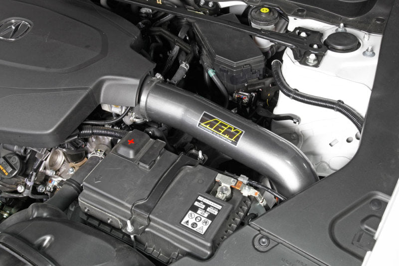 AEM 15-16 Acura TLX V6-3.5L F/I Gunmetal Gray Cold Air Intake