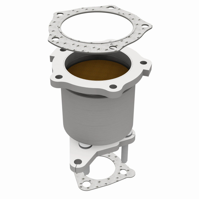 MagnaFlow Direct Fit Catalytic Converter 98 Mazda Protege Front