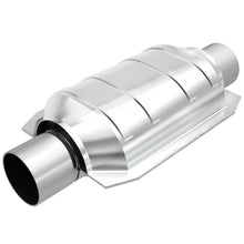 Load image into Gallery viewer, MagnaFlow Univ Cat Conv 2in Inlet/Outlet Center/Center Oval 9in Body L/6.5in Width/13in OA Length