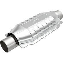 Load image into Gallery viewer, MagnaFlow Universal Catalytic Converter 2.25in Inlet 2.25in Outlet 16in Length 6.375in Width