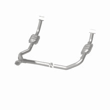 Load image into Gallery viewer, MagnaFlow DF Cat. Conv 95-99 Range Rover 4.0/4.6L GEMS Y-Pipe Assembly *NOT FOR SALE IN CALIFORNIA*