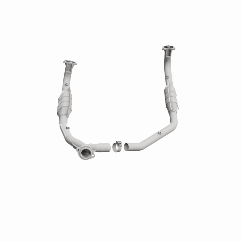 MagnaFlow DF Cat. Conv 97 Land Rover Defender 90 4.0L Y-Pipe Assy / 96-99 Discovery 4.0L Y-Pipe Assy