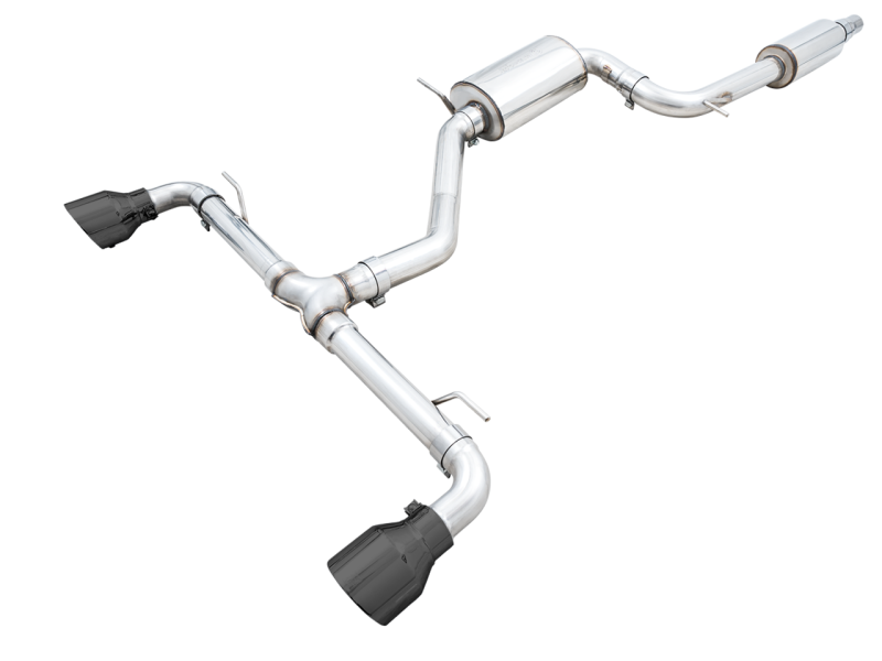 AWE Tuning 2022 VW GTI MK8 Touring Edition Exhaust - Diamond Black Tips