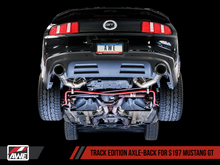 Load image into Gallery viewer, AWE Tuning S197 Mustang GT Axle-Back Exhaust - Track Edition (Chrome Silver Tips)