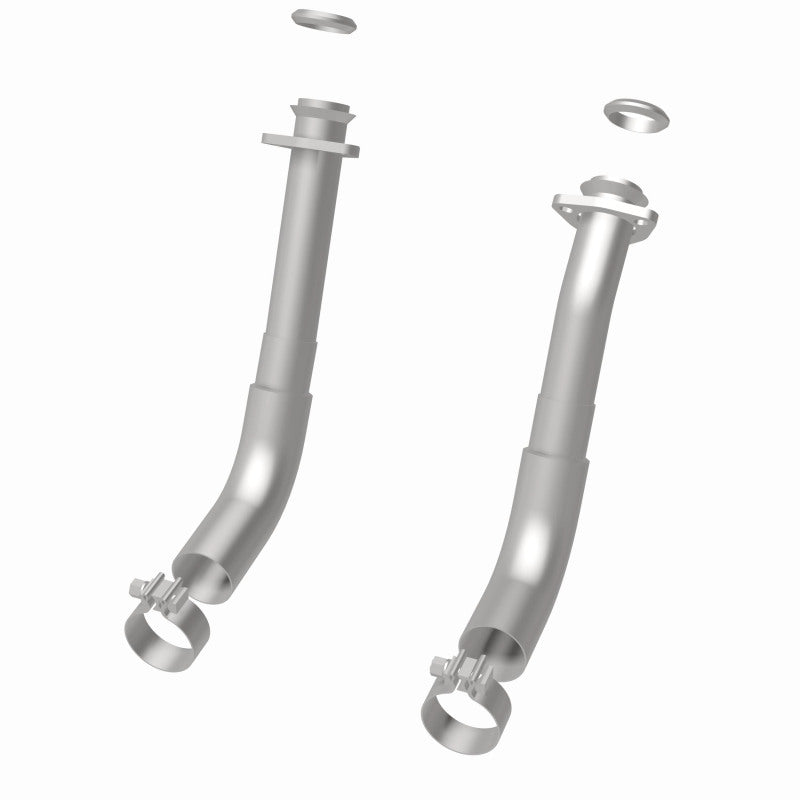 MagnaFlow 66-72 Chevy C10 Pickup V8 2-Piece Front Exhaust Pipe Kit (2in Tubing/Clamps/Inlet Flanges)