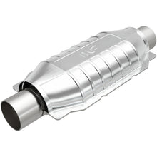 Load image into Gallery viewer, MagnaFlow Universal Catalytic Converter 2.25in Inlet 2.25in Outlet 16in Length 6.375in Width
