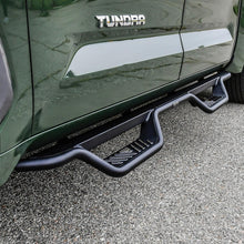 Load image into Gallery viewer, Westin 2022+ Toyota Tundra Crew Max Outlaw Nerf Step Bars - Textured Black
