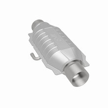 Load image into Gallery viewer, MagnaFlow Universal Catalytic Converter 2.5in ID Inlet/Outlet Center/Center Oval Rear