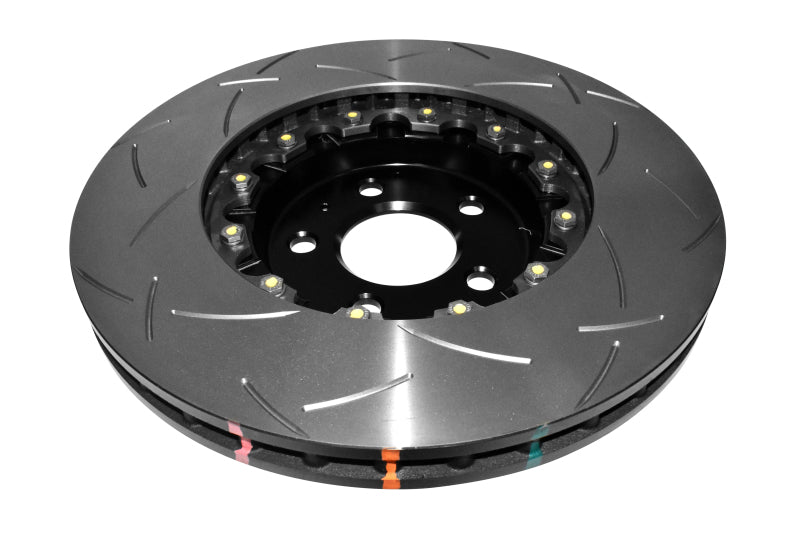 DBA 03-07 350Z / 03-04 G35 w/ Brembo Front Slotted 5000 Series 2 Piece Rotor Assembled w/ Black Hat