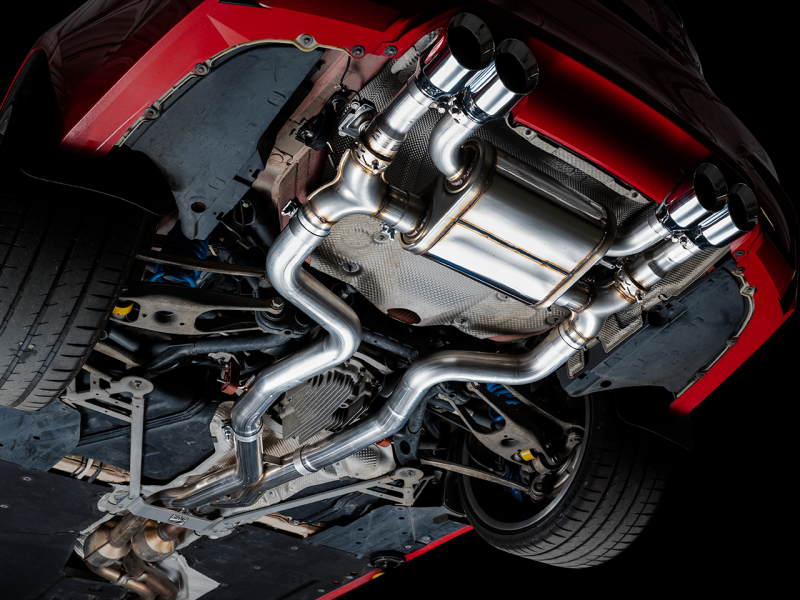 AWE Tuning BMW F8X M3/M4 Track Edition Cat-Back Exhaust - Diamond Black Tips