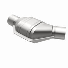Load image into Gallery viewer, MagnaFlow Universal Catalytic Converter 2.25in Inlet/Outlet Angled Offset/Center Calif OBDII