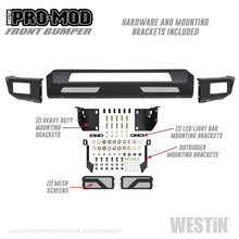Load image into Gallery viewer, Westin 2019 Dodge Ram 1500 ( Excludes 1500 Classic &amp; Rebel Models ) Pro-Mod Front Bumper - Text. Blk