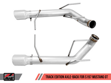 Load image into Gallery viewer, AWE Tuning S197 Mustang GT Axle-Back Exhaust - Track Edition (Chrome Silver Tips)