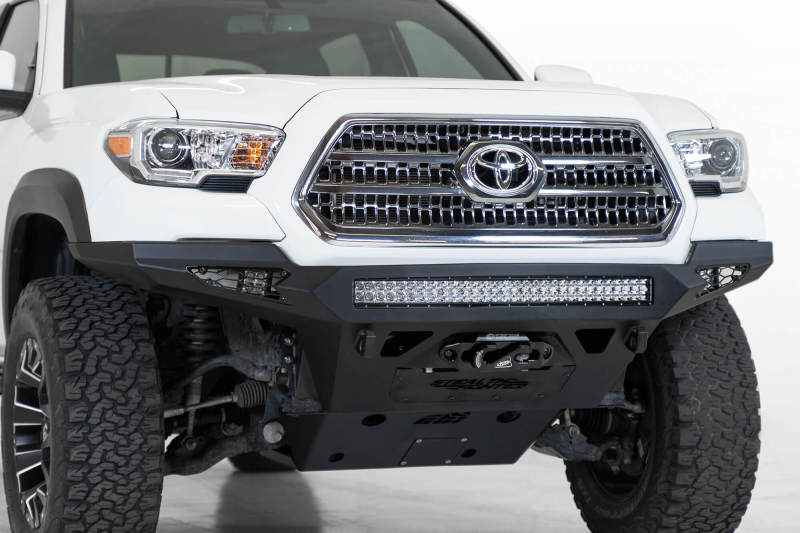 Addictive Desert Designs 16-19 Toyota Tacoma Stealth Fighter Front Bumper w/ Winch Mount