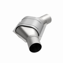 Load image into Gallery viewer, MagnaFlow Universal Catalytic Converter 2.25inch Angled Inlet/Outlet