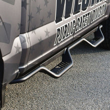 Load image into Gallery viewer, Westin 15-22 Ford F-150 SuperCrew / 17-22 F-250/350 Crew Cab Outlaw Nerf Step Bars - Textured Black