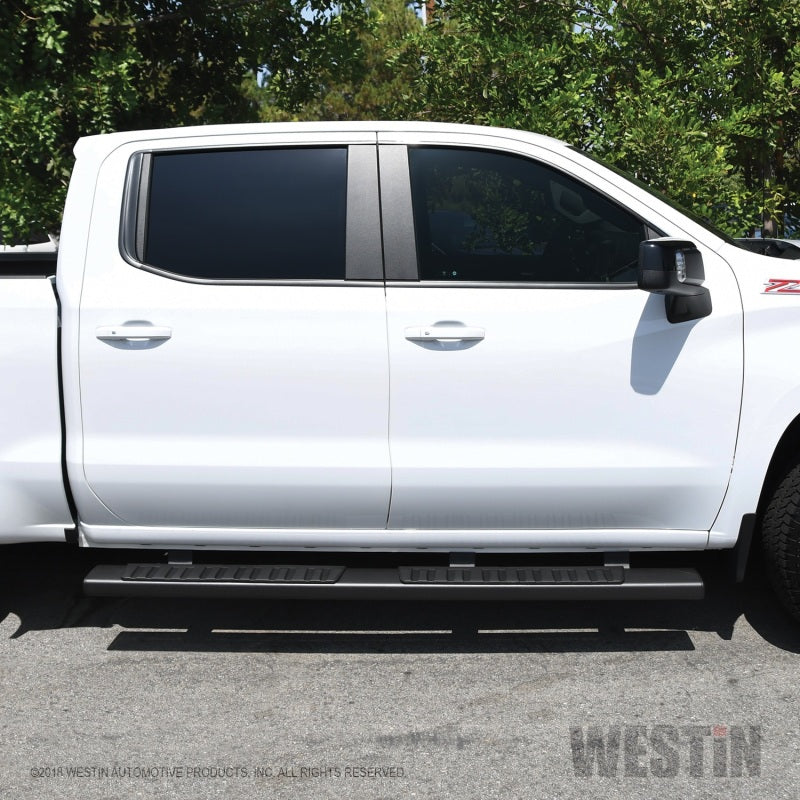 Westin 2019-2026 Chevrolet Silverado/Sierra 1500 Crew Cab R7 Nerf Step Bars - Black