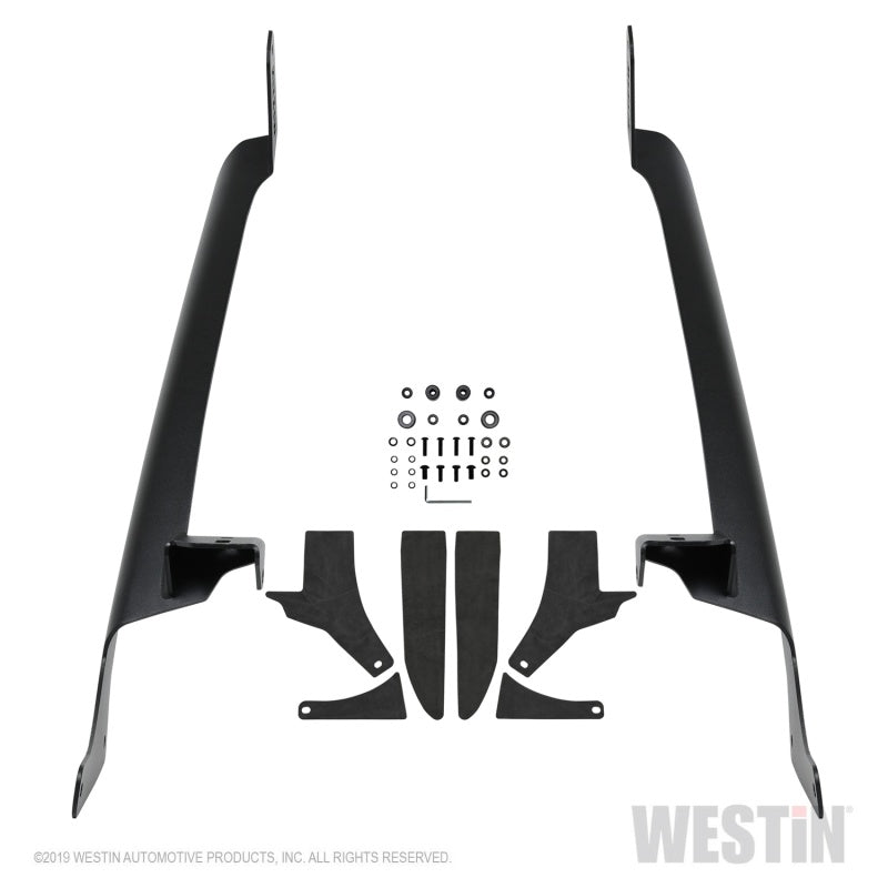 Westin 18-19 Jeep Wrangler Pillar LED Light Mount - Textured Black