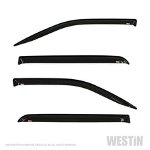 Load image into Gallery viewer, Westin 2019 RAM 1500 Crew Cab (Non Classic) Slim Wind Deflector 4pc - Smoke