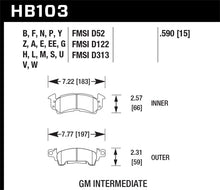 Load image into Gallery viewer, Hawk 76-77 Chevrolet Camaro LT / 72 Camaro Z28 / 69-81 Camaro Super Duty Street Front Brake Pads