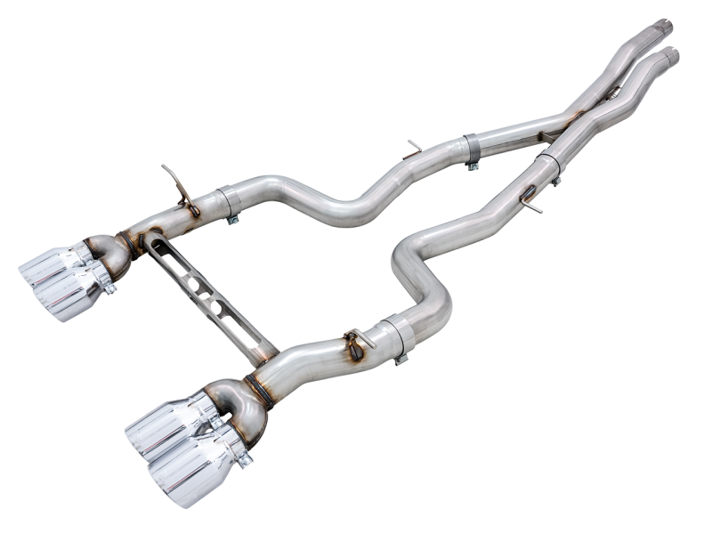 AWE Tuning BMW F8X M3/M4 Track Edition Cat-Back Exhaust - Diamond Black Tips
