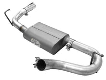 Load image into Gallery viewer, aFe Scorpion 2-1/2in Alum Steel Axle-Back Exhaust w/Polished Tip 07-18 Jeep Wrangler JK V6-3.6/3.8L