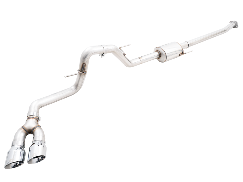 AWE Tuning 0FG 21+ Ford F150 Dual Side Exit Cat-Back Exhaust- 4.5in Chrome Silver Tips