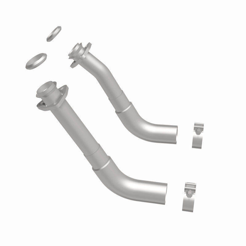 MagnaFlow 66-72 Chevy C10 Pickup V8 2-Piece Front Exhaust Pipe Kit (2in Tubing/Clamps/Inlet Flanges)