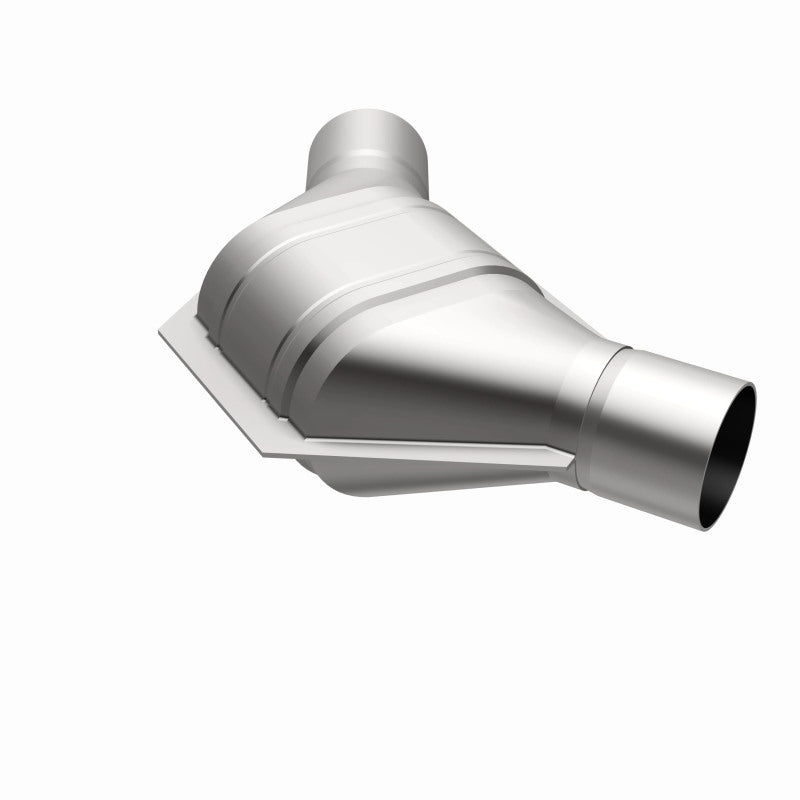 MagnaFlow Universal Catalytic Converter 2 inch Angled O/O PC2 Front