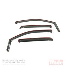 Load image into Gallery viewer, Westin 2007-2018 Jeep Wrangler Unlimited 4dr In-Channel Wind Deflector 4pc - Smoke