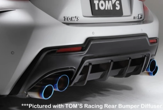 TOM'S Racing- Stainless Exhaust System (TOM'S Barrel/Titanium Tips) for 2015+ Lexus RCF