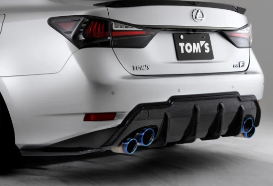 TOM'S Racing- Rear Bumper Diffuser for 2016+ Lexus GSF