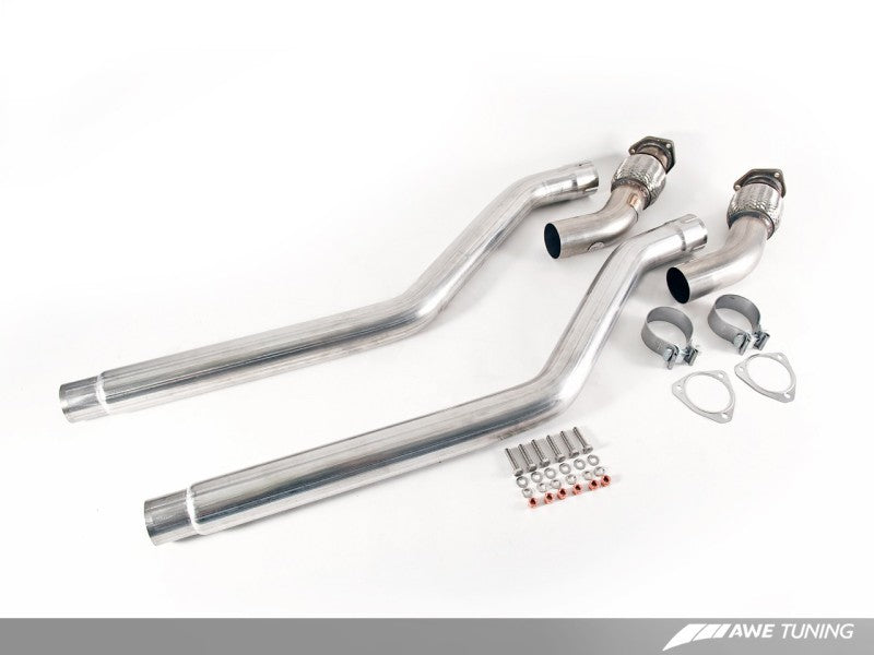 AWE Tuning Audi B8 3.0T Non-Resonated Downpipes for S4 / S5