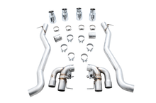 Load image into Gallery viewer, AWE Tuning 18-19 BMW M5 (F90) 4.4T AWD SwitchPath Axle-Back Exhaust - Chrome Silver Tips