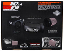 Load image into Gallery viewer, K&amp;N 08-17 Harley-Davidson Touring Models Performance Air Intake System Silver