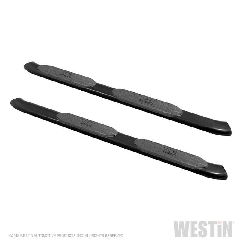 Westin 18-26 Jeep Wrangler JL Unlimited 4DR PRO TRAXX 5 Oval Nerf Step Bars - Textured Black