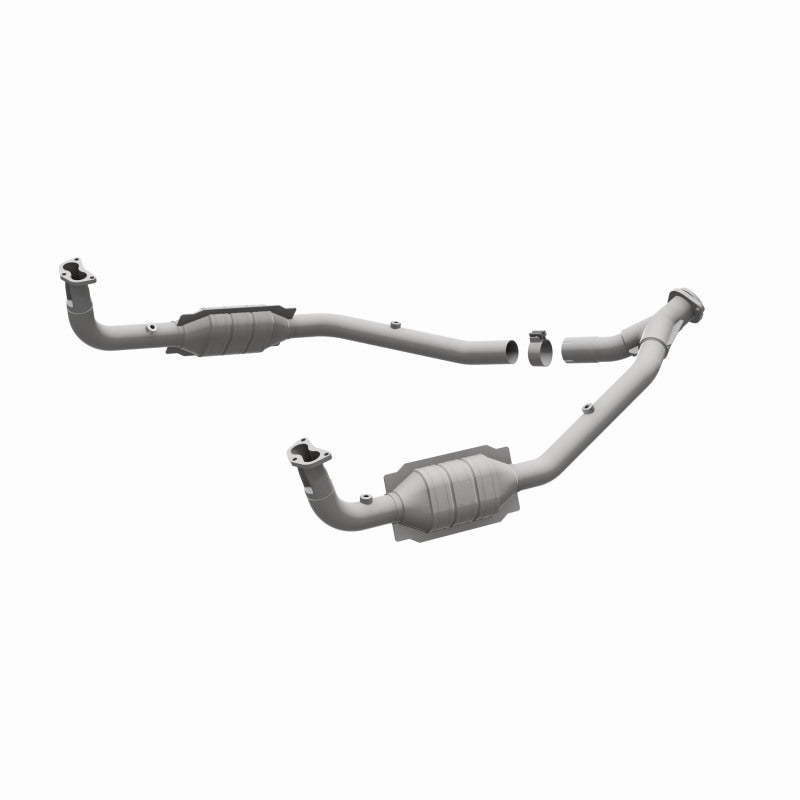 MagnaFlow DF Cat. Conv 97 Land Rover Defender 90 4.0L Y-Pipe Assy / 96-99 Discovery 4.0L Y-Pipe Assy